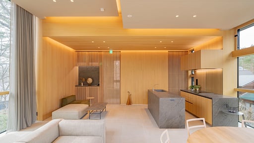 E+ Chalet Living room