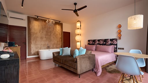 Eden Villa Ubud - Junior Suite Slaapkamer 