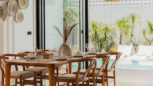 Fenta Villa Dining area