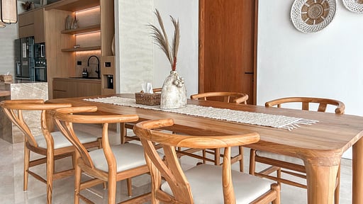 Fenta Villa Dining area