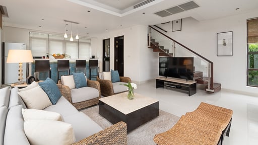 Gardenia Pool Villa Living room