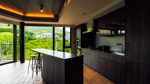 Haven Niseko Four Bedroom Suite Küche