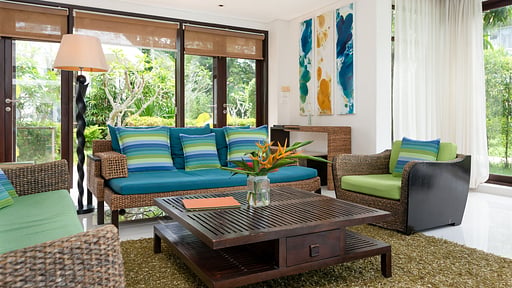 Heliconia Pool Villa Living room
