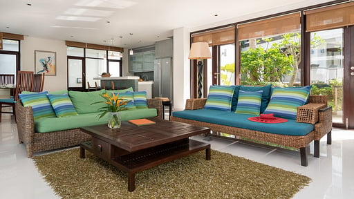 Heliconia Pool Villa Living room