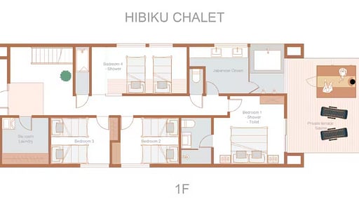 Hibiku Chalet Floor plan