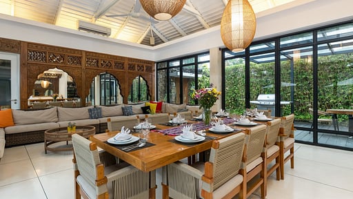 Iluka Villa Dining area