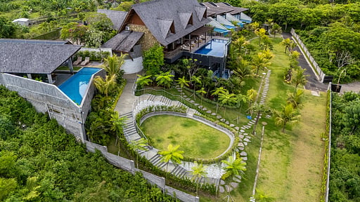 Khaya Luxury Villa Four Bedroom Ocean View Фото с дрона