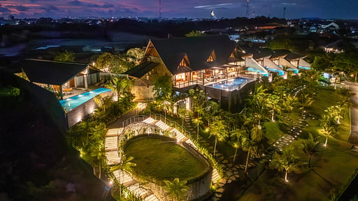Khaya Luxury Villa Four Bedroom Ocean View Фото с дрона