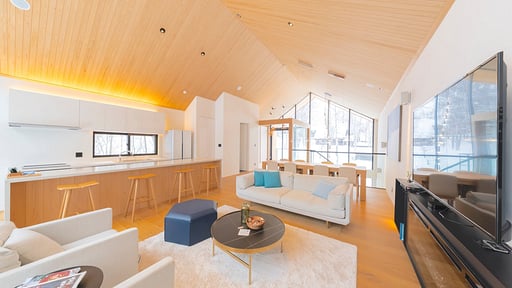 Kouzan Woods Chalet Living room