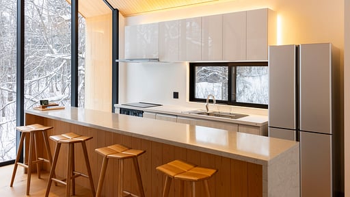 Kouzan Woods Chalet Kitchen