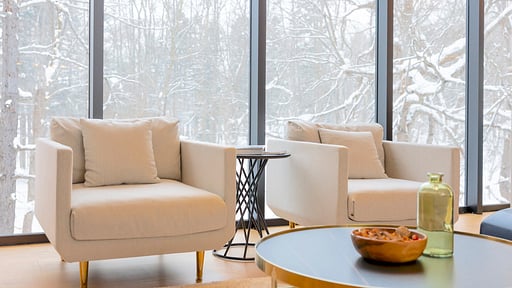 Kouzan Woods Chalet Living room