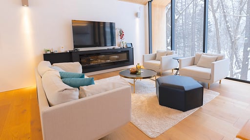 Kouzan Woods Chalet Living room