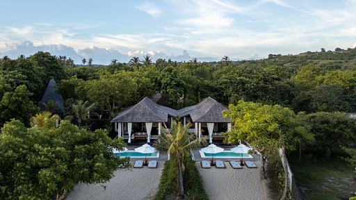 Kuara Beach House Drone pictures