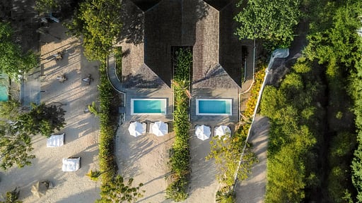 Kuara Beach House Drone pictures