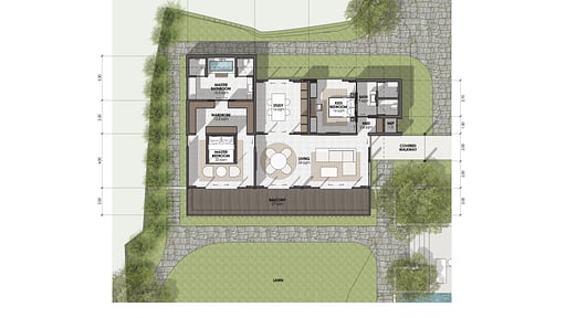 Le Kawan Villa Floor plan