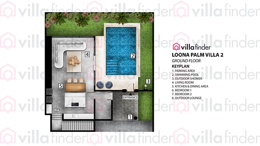 Loona Palm Villa 2 Floor plan