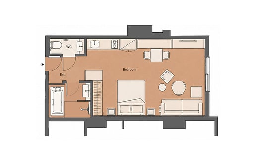 Lyra Studio Grundriss