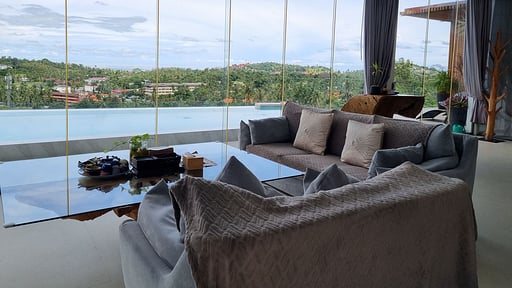 Magic Honeymoon Villa Living room