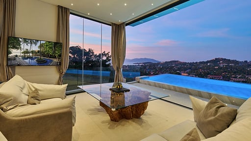 Magic Honeymoon Villa Living room