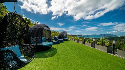 Magic Tuxedo Villa Rooftop lounge