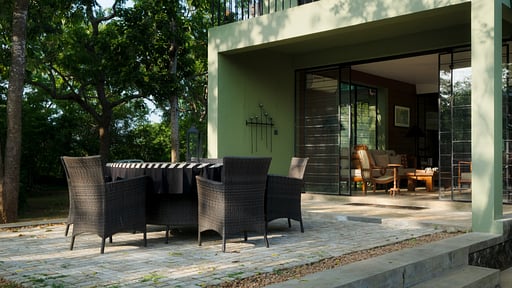 Neem Tree House Dining area