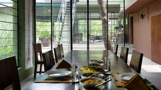 Neem Tree House Dining area