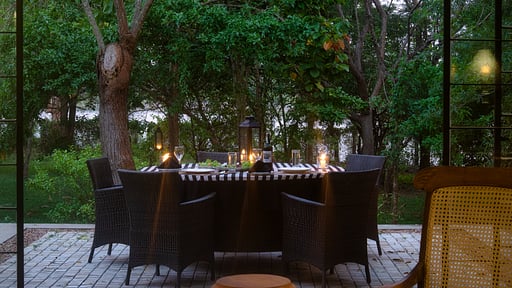 Neem Tree House Dining area