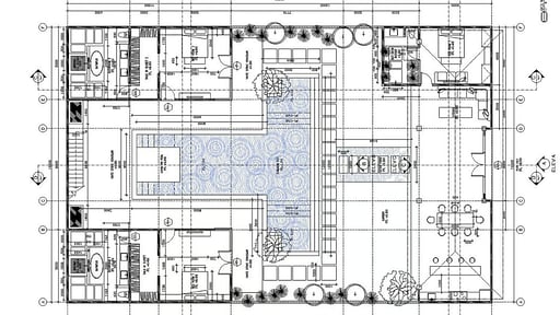 Nyaman Villa 8 Floor plan