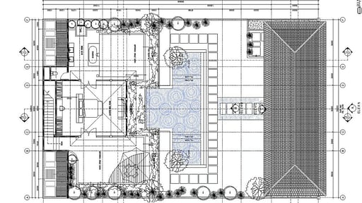 Nyaman Villa 8 Floor plan