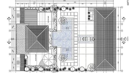 Nyaman Villa 8 Floor plan