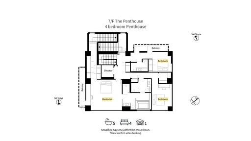 Powder Loft 4 Penthouse Plan
