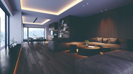 Powder Loft 5 Bedroom IV Living room