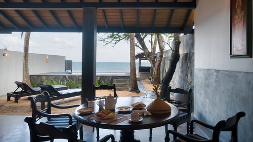 Red Parrot Beach Villa Dining area