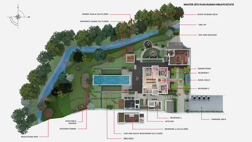 Rumah Melati Estate Floor plan