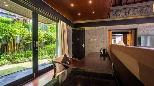 Sanctoo Riverside Pool Villa Schlafzimmer 1