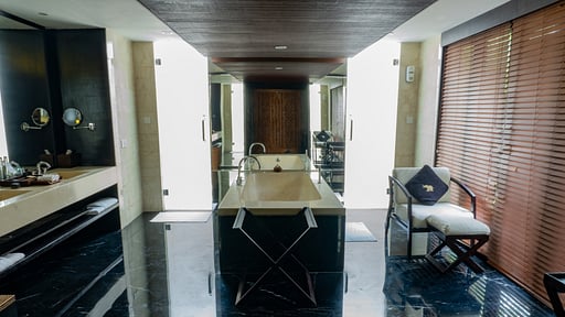 Sanctoo Riverside Pool Villa Schlafzimmer 1