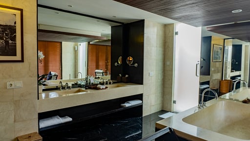 Sanctoo Riverside Pool Villa Schlafzimmer 1