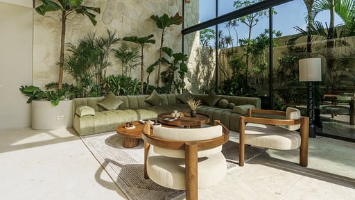 The Arch Villa Living room