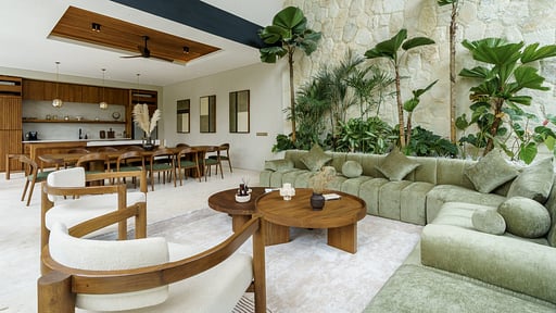 The Arch Villa Living room
