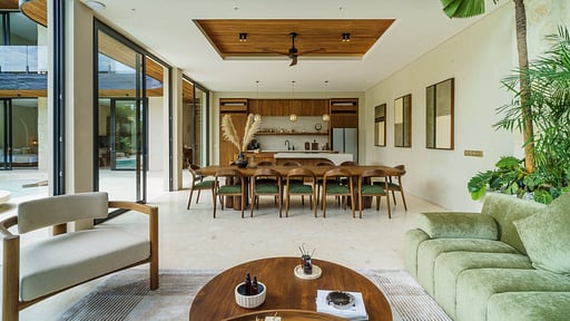 The Arch Villa Living room