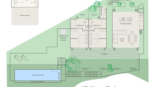 The Headland Villa 1 Floor plan