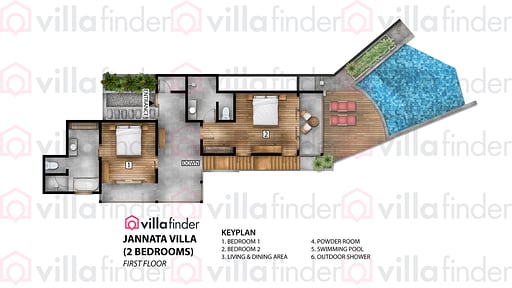 Jannata Villa Floor plan