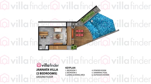 Jannata Villa Floor plan