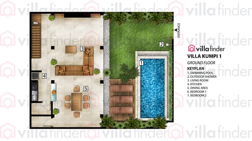 Villa Kumpi 1 Схема помещений