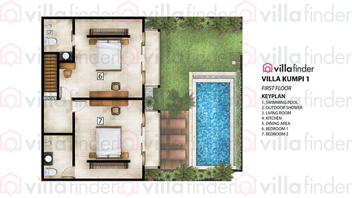 Villa Kumpi 1 Схема помещений
