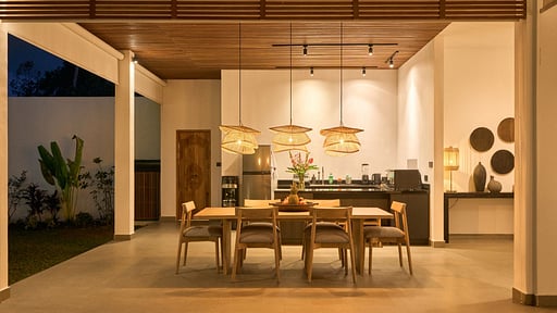 The Loft Harmony Dining area