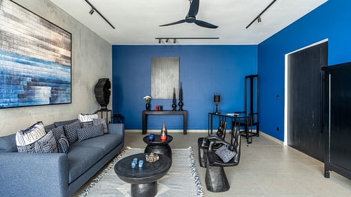 The Loft Indigo Woonkamer
