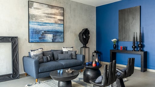 The Loft Indigo Woonkamer