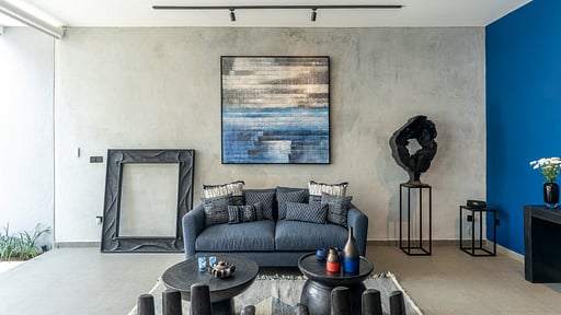 The Loft Indigo Woonkamer