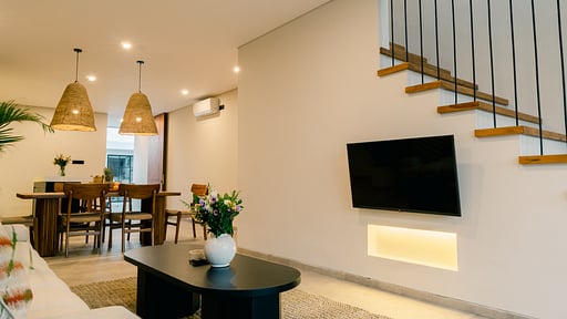 The Menuai Bali Villa Living room